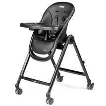 Peg Perego Living, Grow with Baby Folding High Chair & Recliner, Height Adjustable, Quick Clean & Easy Push Wheels for Babies & Toddlers, Made in I Image 1