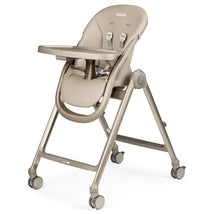 Peg-Perego - Living Grow with Baby Folding High Chair & Recliner, Space Sand Image 1