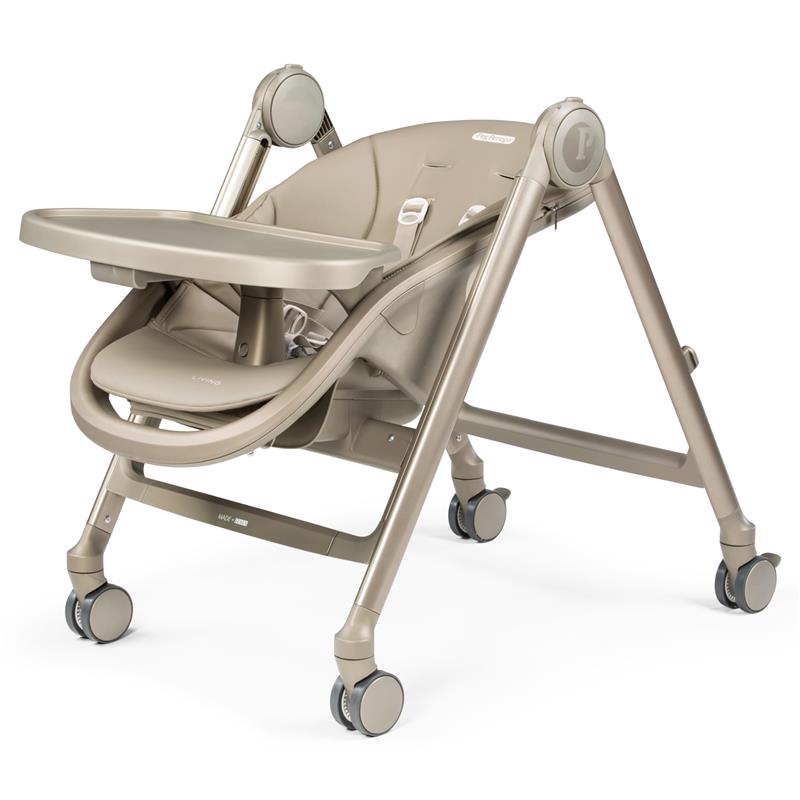 Peg-Perego - Living Grow with Baby Folding High Chair & Recliner, Space Sand Image 4