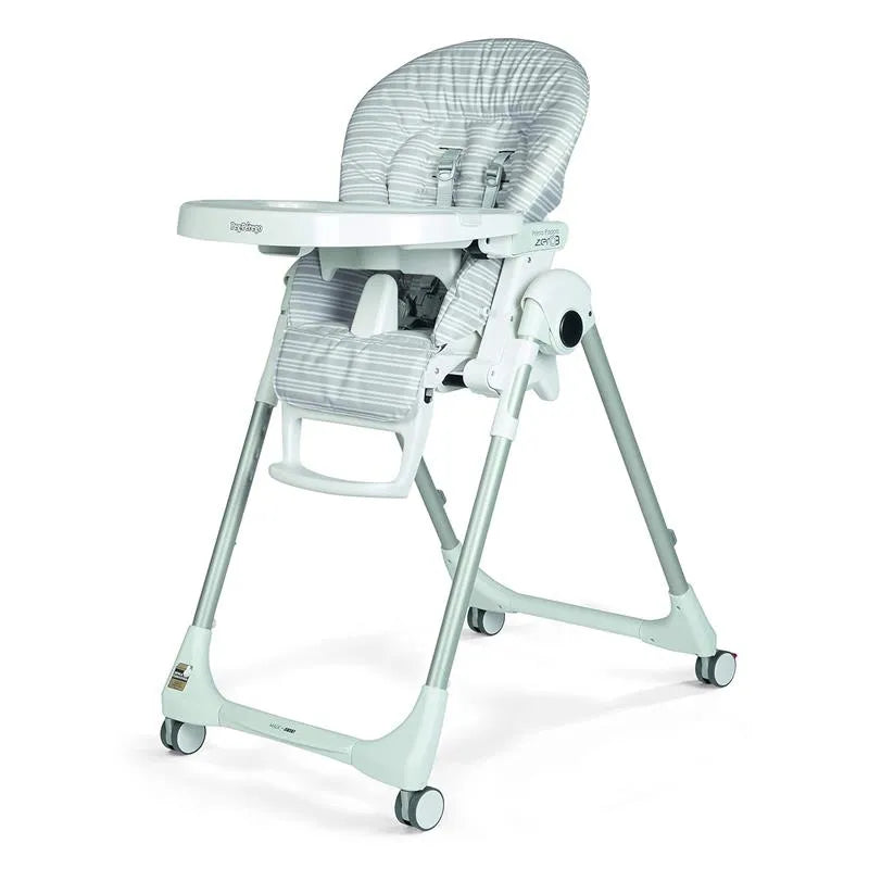 cadeira alimentação peg perego Peg-Perego - Prima Pappa Zero 3 High Chair, Linear Grey