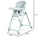 Peg-Perego - Prima Pappa Zero 3 High Chair, Linear Grey Image 7
