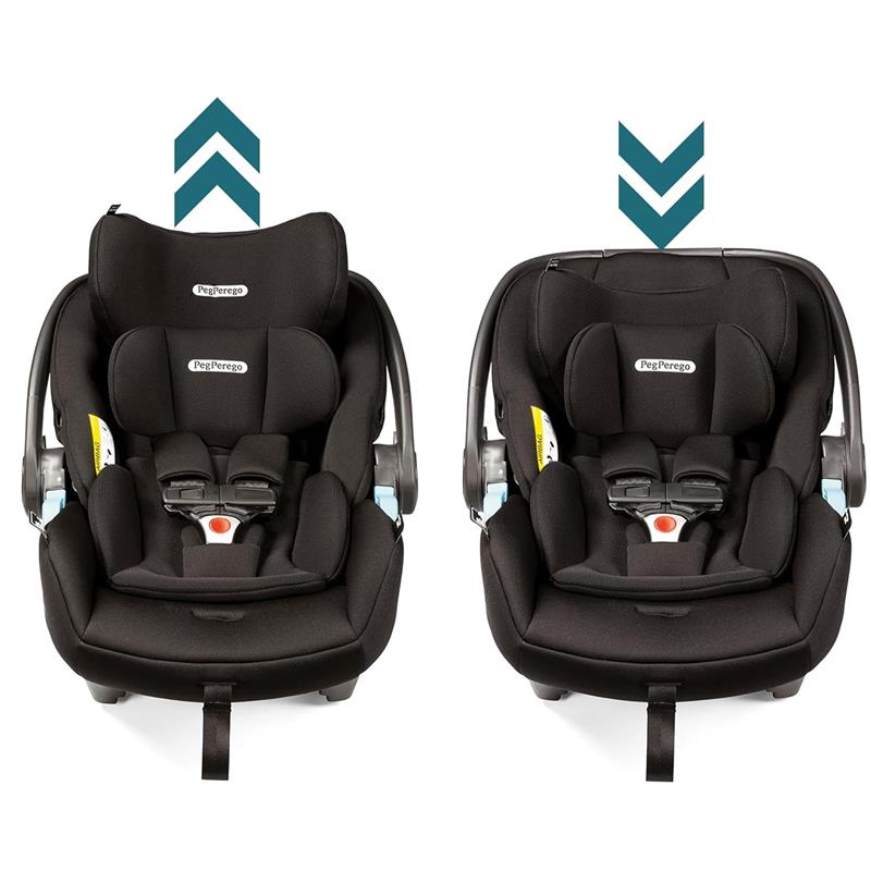 Peg Perego - Primo Viaggio 4-35 Lounge on wheels Infant Car Seat, True Black Image 3
