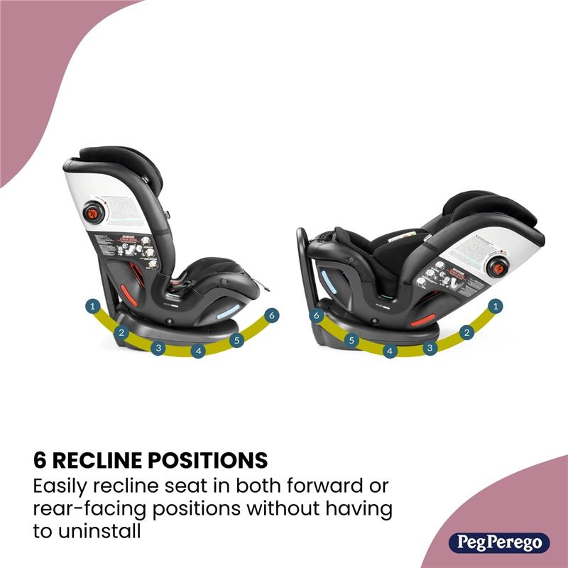Peg-Perego - Primo Viaggio All In One Convertible Car Seat, Mercury Image 4