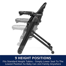 Peg-Perego - Siesta Grow with Baby Folding High Chair & Recliner, Astral (Beige) Image 2