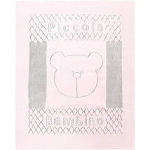 Piccolo Bambino - Pointelle Signature Stroller Blanket With Gift Box Pink Image 2