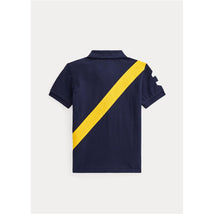 Polo Ralph Lauren Baby - Big Pony Cotton Mesh Polo Shirt, Newport Navy Multi Image 3