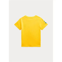 Polo Ralph Lauren - Baby Boy Big Pony Cotton Jersey Tee, Yellow Image 2