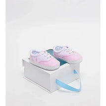 Polo Ralph Lauren Baby - Keaton Layette Lace Up Booties, Pink Image 1