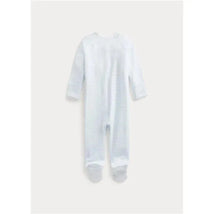 Polo Ralph Lauren Baby - Long-Sleeve Organic Cotton Interlock Knit Coverall, Quartz Heather Image 2