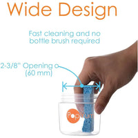 Pop Yum - Baby Bottle Starter Set 4 Pack, Orange Image 6