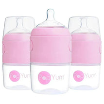 Popyum - 3Pk Anti-Colic Formula Making Baby Bottle 5 Oz, Pastel Purple Image 1