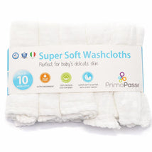 Primo Passi Baby Washcloths, White Image 1