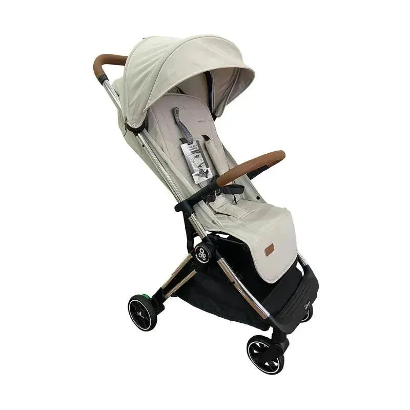 Primo Passi - Icon Travel Stroller Special Edition, Chrome Frame/Beige Image 1