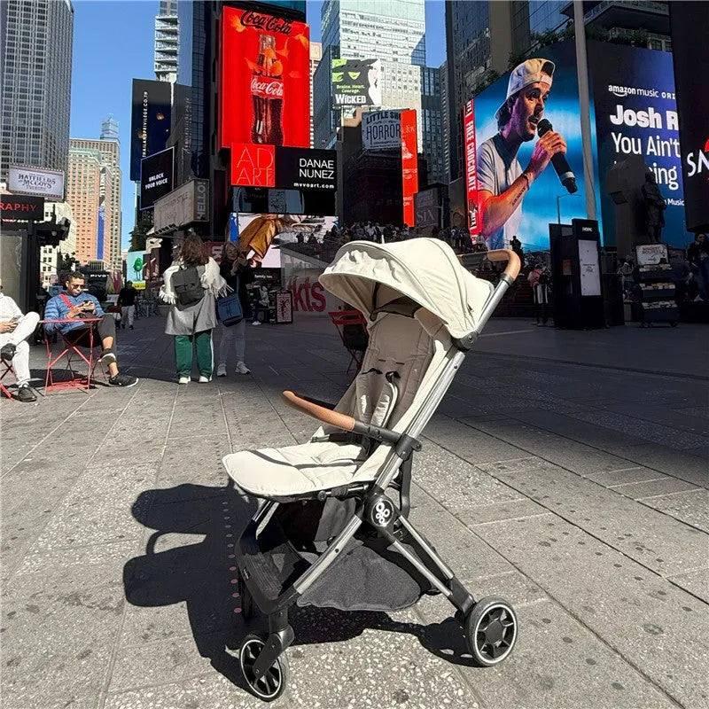 Primo Passi - Icon Travel Stroller Special Edition, Chrome Frame/Beige Image 7