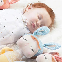 Primo Passi - 13' Metoo Angela Plush Doll Sleeping Baby Girl, Grey Image 2