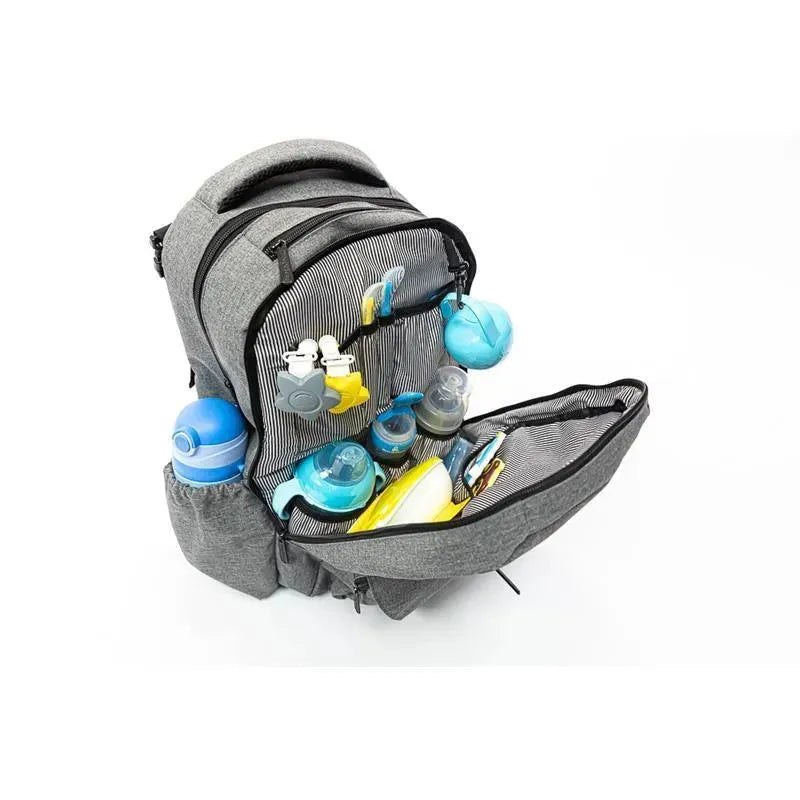 Primo Passi - PerTutti Baby Diaper Bag Backpack, Black Melange Image 5