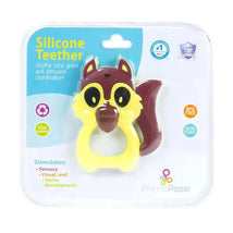 Primo Passi - Silicone Teether, Squirrel Yellow Image 2