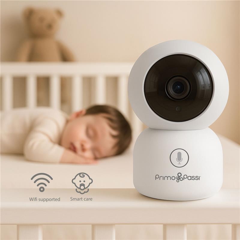 Primo Passi - Smart Wi-Fi Baby Monitor with 5” HD Screen, Night Vision & App Access Image 3