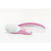 Primo Passi Super Soft Baby Comb and Brush Set (Pink) Image 2
