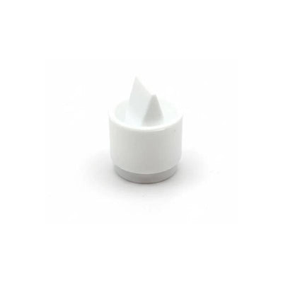 Replacement duckbill valve for the Primo Passi wearable breast pump, featuring a white top and gray base.