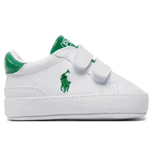 Ralph Lauren Baby - Boy Heritage Court Ii Ez White Smooth Green Image 2