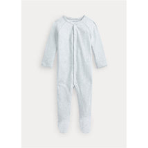 Ralph Lauren - Cotton Interlock Polo Coverall, Beryl Blue Image 1
