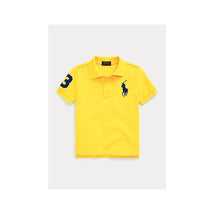 Ralph Lauren - Short-Sleeve Big Pony Mesh Polo Racing Yellow Image 1