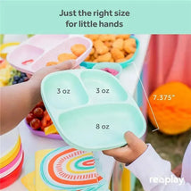Re-Play - Deep Walled 3 Compartment Plates, Pack of 2, Mint Image 2