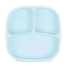 Re Play - Silicone Suction Divided Plate, Ice Blue Image 1