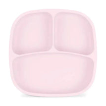 Re Play - Silicone Suction Divided Plate, Ice Pink Image 1