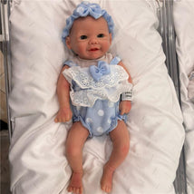Reborn Baby Doll - Full Silicone Body Preemie Baby Image 2