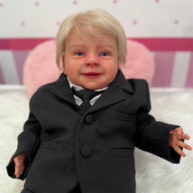 Reborn Baby Doll - White Vinyl, Donald Image 1