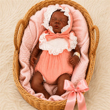 Reborn Baby Doll - African American Vinyl, Bryan Image 1