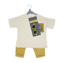 Rose Textile - 3Pk Baby Boys Tan Pant Set Image 2