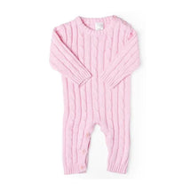 Rose Textile - Baby Girl Cotton Pink Knit Romper Image 1