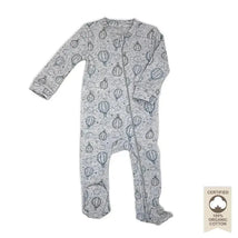Rose Textiles - 100% Organic Heather Hot Air Balloon Sleeper, Grey Image 1