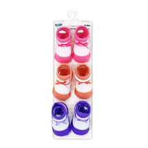 Rose Textiles - 3 Pairs Crew Sock, Ballet Slippers With 3D Bows Image 2