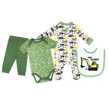 Rose Textiles - 4Pk Baby Boy Sage Dirt Magnet Set Image 1