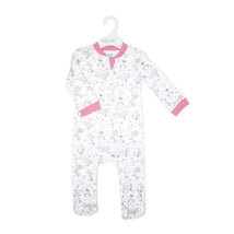 Rose Textiles - Girls Interlock Coveral, Bunnies Image 2