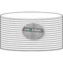 Rose Textiles - Rope Baby Basket, Grey Image 1