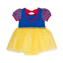 Rufflebutts - Baby Girls Apple Princess Bow Twirl Romper Short Sleeve Image 2