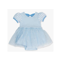 Rufflebutts - Baby Girls Princess Bow Twirl Short Sleeve Romper Image 2