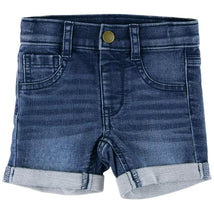 Rufflebutts Medium Wash Denim Boys Stretch Skort Image 1