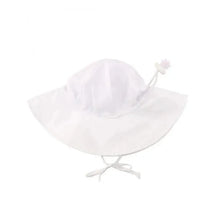 Rufflebutts - White Sun Protective Hat Image 1