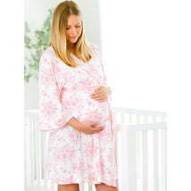 Rufflebutts - Women's Maternity Robe Os Bubblegum Pink Image 1
