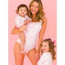 Rufflebutts - Women's Ruffle One Piece, Bubblegum Pink Image 2