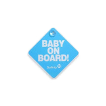 Safety 1st Baby On Board Sign (Blue) Image 1