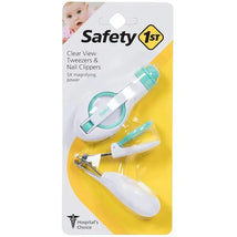 Safety 1st Clear View Tweezers & Nail Clipper Set, Arctic Image 1
