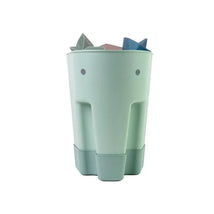 Shnuggle - Ellie Bath Toy Storage Scoop, Eucalyptus Green Image 1