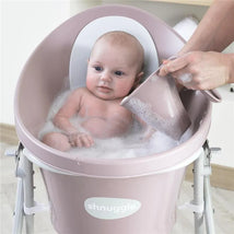 Shnuggle - Newborn Baby Bath With Plug, Blossom Image 2